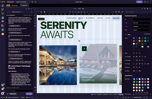 Wappler UI Overhaul
