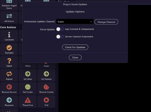 Installing Beta Extensions